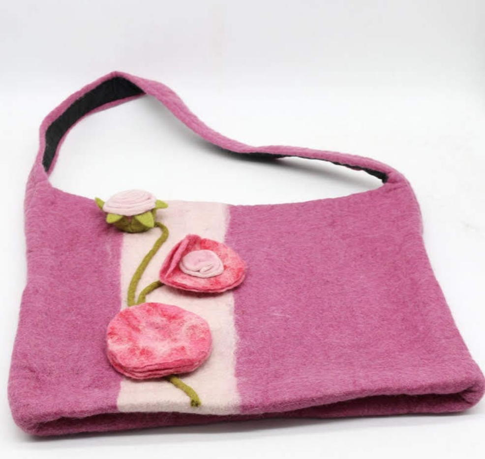 Felted Tote Bag